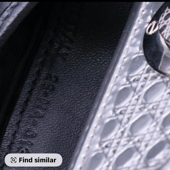 Christian Dior Silver Designer Wallet - Picture 7 of 7